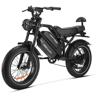 HappyRun G70 2000W Dual Battery Fast Electric Cargo Bike