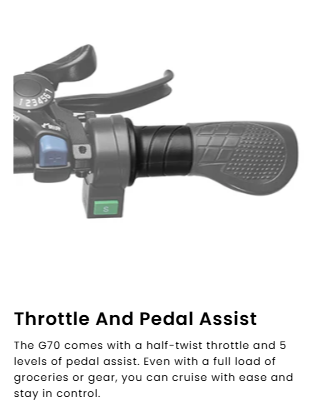 HappyRun G70 2000W Dual Battery Fast Electric Cargo Bike