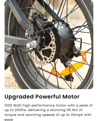 Happyrun Tank G60 Pro 2000W Moped Style Offroad Electric Bike Fat Tire Regular price