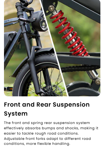 Happyrun Tank G60 Pro 2000W Moped Style Offroad Electric Bike Fat Tire Regular price