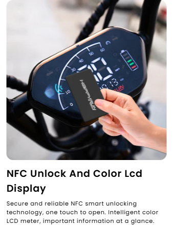 Happyrun Tank G60 Pro 2000W Moped Style Offroad Electric Bike Fat Tire Regular price